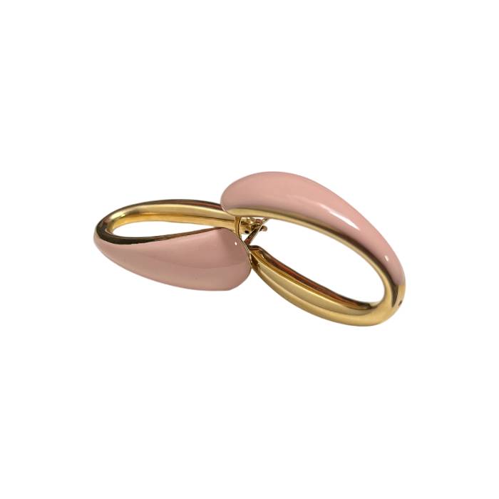 Orecchini Donna Le Gioie di Mavi Argento Smalto Rosa ORE169/G34